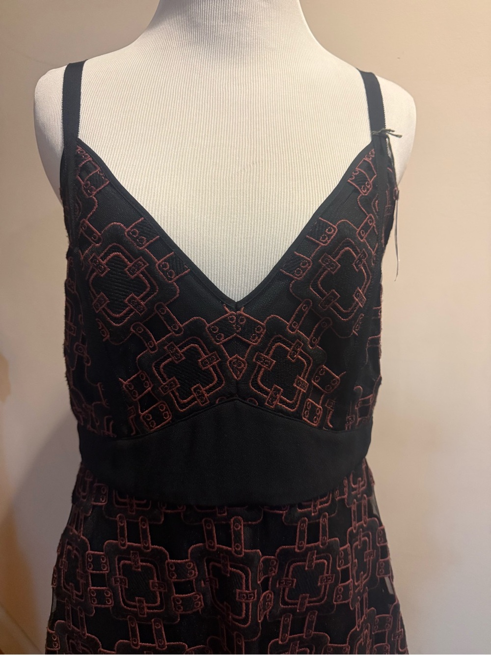 Longchamp Maxi A-Line Dress - Sz 8 - Picture 3 of 4